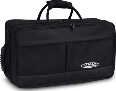 Produktbild von Classic Cantabile TRB-2 Tasche für 2 Trompeten (Leichtkoffer für Jazztrompeten/Pumpventile