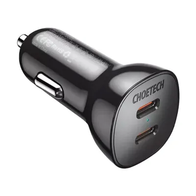 Produktbild von Choetech Autoladegerät Tc0008 40W 2X Usb-C
