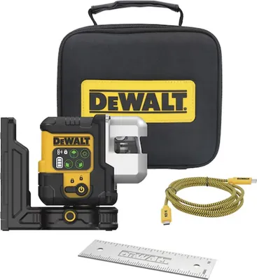 Image de Niveau laser multilignes 3X180° - faisceaux verts - usb-c - DEWALT - DCLE14301GB-XJ