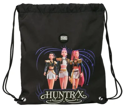 Productafbeelding van Safta K-pop Demon Hunters rugzak, 40 cm, zwart. Kinderrugzak, zwart, one size