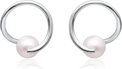 Produktbild von Ohrstecker für Damen aus Sterlingsilber mit Perle von JEWLIX