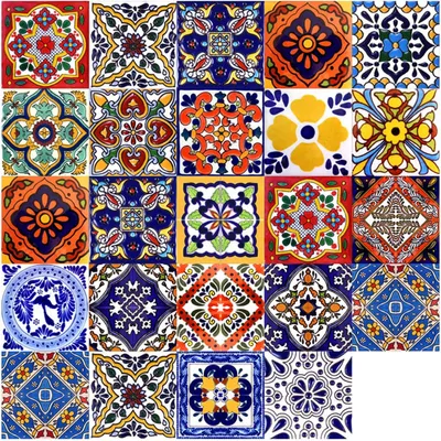 Produktbild von Selbstklebende Wandfliesen Marokkanisches Muster, 24 Stück 15x15 cm, wasserfest, für Küche