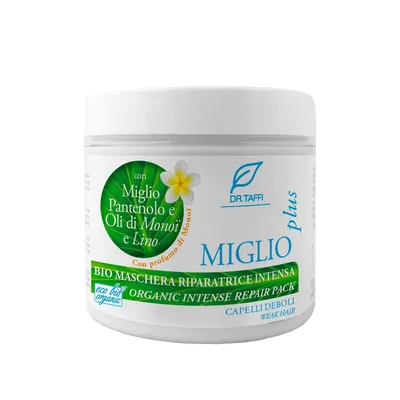 Obrázek produktu pro Dr. Taffi Miglio Plus Bio intenzivní regenerační maska s prosem a monoi 200 ml