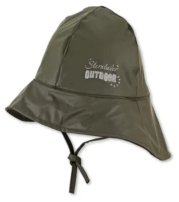 Image de Chapeau de pluie uni Sterntaler - Manteau de pluie imperméable pour enfants - Chapeau de pluie pour garçons avec visière