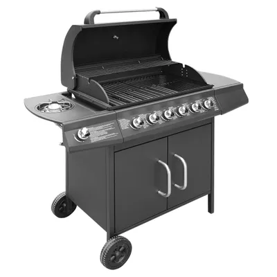 Immagine prodotto di Barbecue e Griglia a Gas 6+1 Fornelli Nero