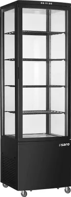 Produktbild von Saro SVEN, Vitrinenkühlschrank, Freistehend, Schwarz, Kunststoff, Kunststoff, Rechts