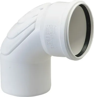 Produktbild von Rehau Schalldämmender Raupiano Plus Langer Bogen DN 110-87,5°