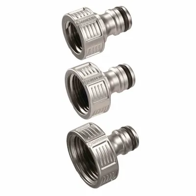 Produktbild von GARDENA 182-4250 Premium Prem.Hahnverbinder 33mm (G 1'), lose, grausilber