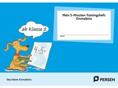 Obrázok produktu pre Mein 5-Minuten-Trainingsheft: Einmaleins