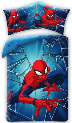 Produktbild von Spiderman Bettbezug 140 x 200 cm - 60x70cm