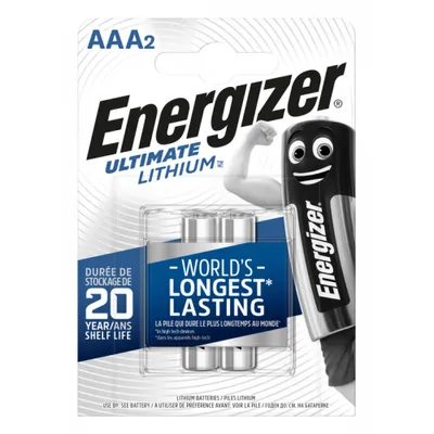 Obrázok produktu pre Batérie Energizer ULTIMATE LITHIUM AAA 2ks