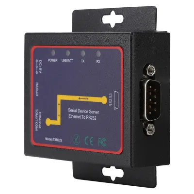 Zdjęcie produktu dla Wtyczka serwera szeregowego RJ45 do RS232 – konwerter RS-232 do TCP/IP