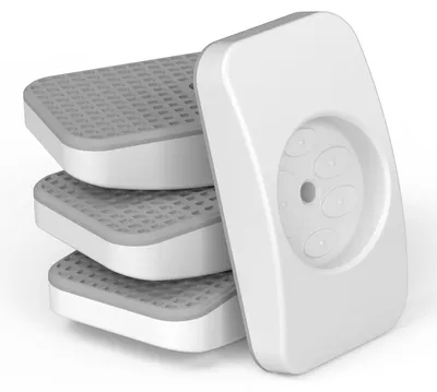 Zdjęcie produktu dla YEAUPE, zestaw 4 nakładek ochronnych do montażu na ścianie, przeznaczonych do barierek schodowych, bez konieczności wiercenia i montażu drzwi