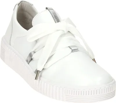 Image de Gabor chaussures basses à lacets en blanc/blanc combiné, t. 7