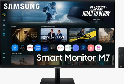 Zdjęcie produktu dla Samsung M70F, 81,3 cm (32"), 3840 x 2160 px, 4K Ultra HD, LCD, 4 ms, Czarny