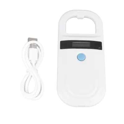 Immagine prodotto di Scanner per microchip di cani, cavalli, gatti, maiali, lettore di tag ID chip, alta luminosità, riconoscimento del display, 3,7 V