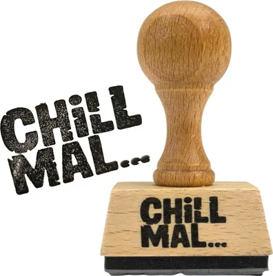 Produktbild von Chill mal… Holzstempel