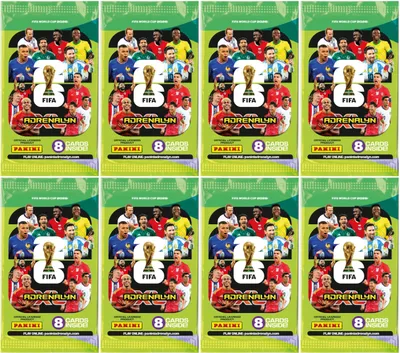 Produktbild von FIFA World Cup 2026 Panini 8 Packs, 64 football cards