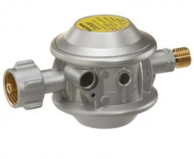 Produktbild von GOK Caramatic BasicOne EN61-DS 1,5kg/h 30mbar KLF x G1/4LH-KN S2SR mit Manometer