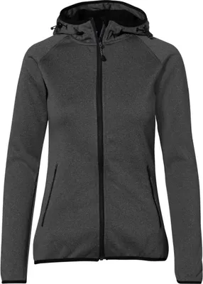 Produktbild von HAKRO Damen Kapuzen-Tecjacke Florida #263 Gr. L anthrazit-meliert