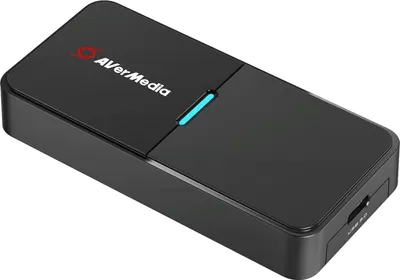 Produktbild von AVerMedia BU113, Schwarz, USB 3.2 Gen 1 (3.1 Gen 1), 3840 x 2160 Pixel, HDMI, Leistung, Digitalkamera, PC