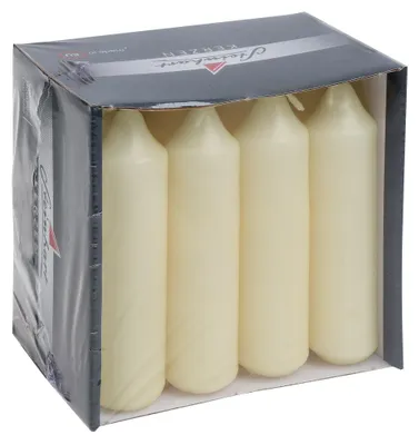 Produktbild von Adventskerzen Champagner 100 x Ø 25 mm, 12 Stück