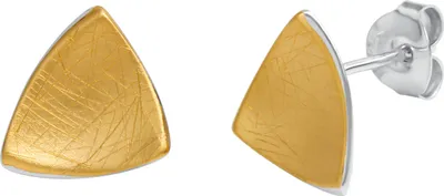 Produktbild von Celesta Silber Ohrringe 925/- Sterling Silber 1,0cm gelb ohne Stein 390220055