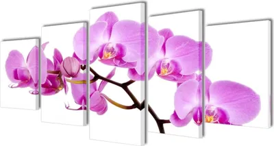 Produktbild von Bilder Dekoration Set Orchidee 200 x 100 cm