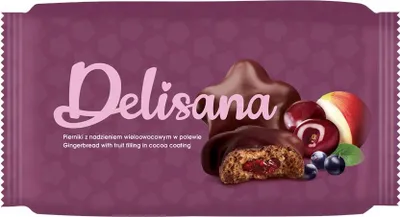Produktbild von Delisana Lebkuchensterne mit Mehrfruchtgeschmack 200 g
