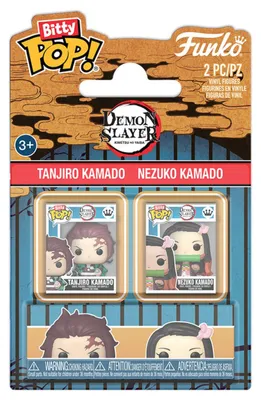 Obrázok produktu pre Demon Slayer: Kimetsu no Yaiba POP! Vinylové figúrky, 2-balenie: Tanjiro & Nezuko, 2 cm