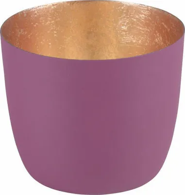 Produktbild von Gift Company Windlicht Madras M, Teelichthalter, Kerzenhalter, Eisen, Burgundy / Gold, 8.5 cm, 77923