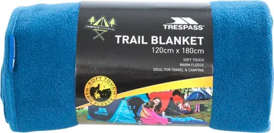 Produktbild von Trespass Snuggles – 120 x 180 cm große Decke, Marineblau