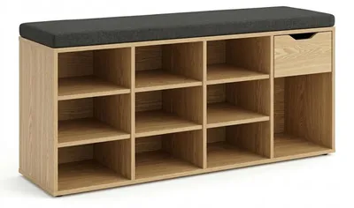 Zdjęcie produktu dla Szafka na buty z siedziskiem KADO, 104 x 50 x 30 cm