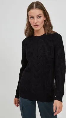 Produktbild von OXMO OXNatasja Damen Strickpullover Grobstrick Pullover