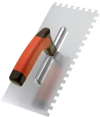 Produktbild von Glättekelle Glättkelle Kleber Kelle mit Softgriff gezahnt E10