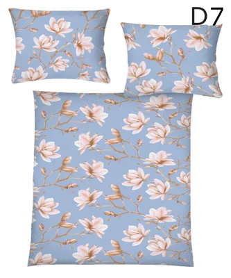 Produktbild von Dreamhome 4 teilig Warme  Microfaser Thermo Fleece  Bettwäsche 135x200 + Kissenbezug 80x80 für den Winter, Design - Motiv:7