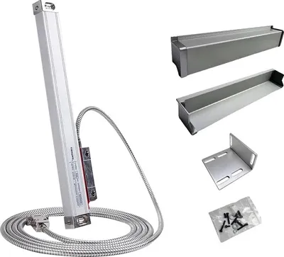 Zdjęcie produktu dla Precyzyjny liniał liniowy DRO, rozdzielczość 0,005 mm, temperatura pracy 0-50 °C, długość robocza 800 mm