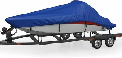 Produktbild von Famanu Bootzelt Wasserfeste Schutzabdeckung - 760 x 430 cm - Blau