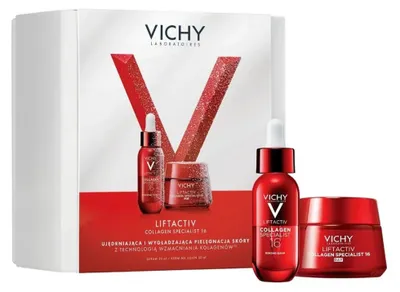 Obrázek produktu pro Liftactiv Collagen Specialist 16denní pleťový krém 50 ml + Pleťové sérum 50 ml