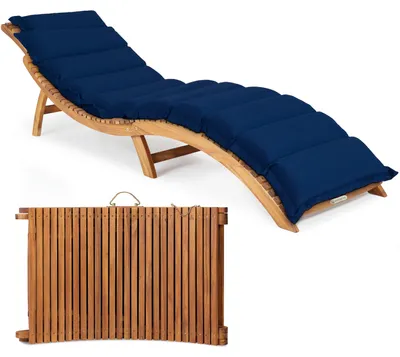 Produktbild von CASARIA® Sonnenliege mit Kofferfunktion, FSC®-Zertifiziert, inkl. Auflage