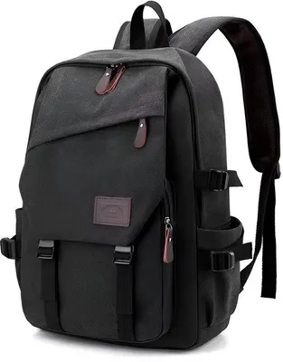 Imagen del producto de CarryQuest® - Mochila de viaje de lona, 48 cm, color