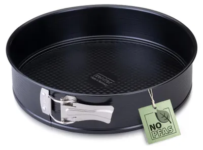 Immagine prodotto di Teglia Zenker Ø 26 cm ENERGY, teglia con fondo piatto e tubolare e protezione antiaderente in lamiera d'acciaio, tortiera rotonda con rivestimento antiaderente (colore: argento/antracite)