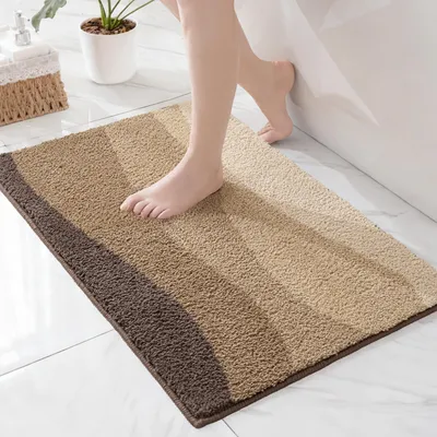 Immagine prodotto di Tappetino da bagno in microfibra, 50x80 cm, antiscivolo e ad asciugatura rapida