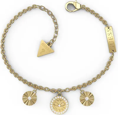 Obrázek produktu pro Náramky Přívěsky/Korálky Guess Gold Collection Lotus - žena