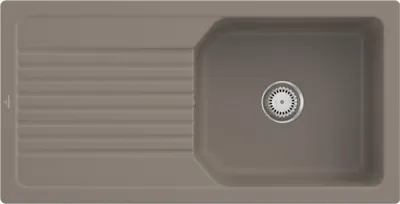 Produktbild von Villeroy & Boch 338602TR Linara 60 Einbauspüle Unterschrankbreite ab 60 cm mit Excenterbetätigung Timber CeramicPlus - inkl.