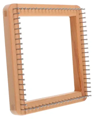 Produktbild von Quadratisches Holz-Strickbrett für DIY-Projekte