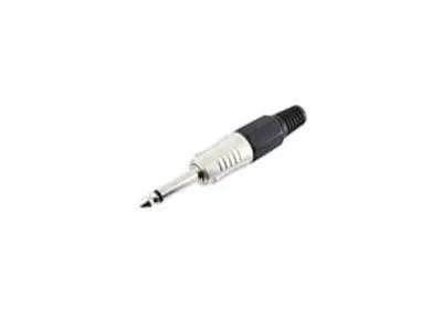 Zdjęcie produktu dla Wtyk Jack, 6,3 mm, mono, czarny