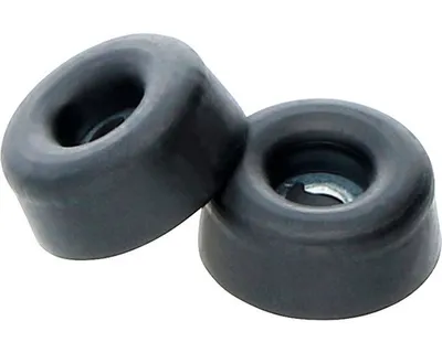Obrázek produktu pro Dveřní zarážka Ø 20x10mm, černá, 4 ks