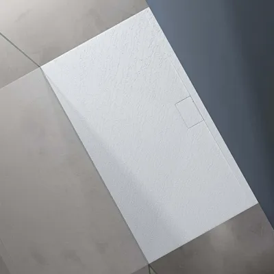 Doporro Piatto Doccia Quadrato In Acrilico Faro1: 75x75 Cm, Ultrasottile H 4 Cm, Nero Lucido Con Piletta Inclusa. Design Moderno E Installazione Versatile.