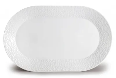 Produktbild von Thun 1794 Ovale Schale, weißes Porzellan, 38 cm, Mosaik, Thun